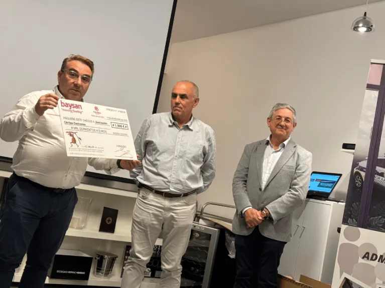 Donaci&oacute;n del Grupo Baysan a C&aacute;ritas parroquial Castrense Valencia/Castell&oacute;n
