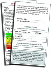 Nuevas normativas de informaci&oacute;n sobre las emisiones de CO2 y consumo