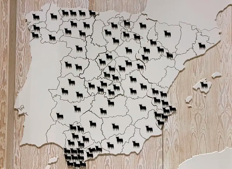 mapa toros osborne espana - Historia de la carretera: El Toro de Osborne (Toro Español)